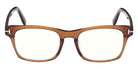 Tom Ford FT6150-D-B 048 55 - Shiny Dark Brown / Blue Filter 048 #id:ft6150db048_s:104100