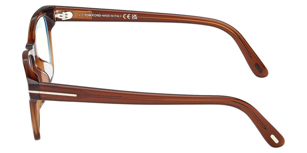 Tom Ford FT6150-D-B 048 55 - Shiny Dark Brown / Blue Filter 048 #id:ft6150db048_s:104110