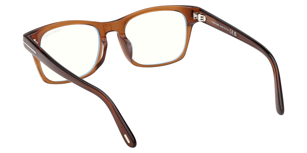 Tom Ford FT6150-D-B 048 55 - Shiny Dark Brown / Blue Filter 048 #id:ft6150db048_s:104115