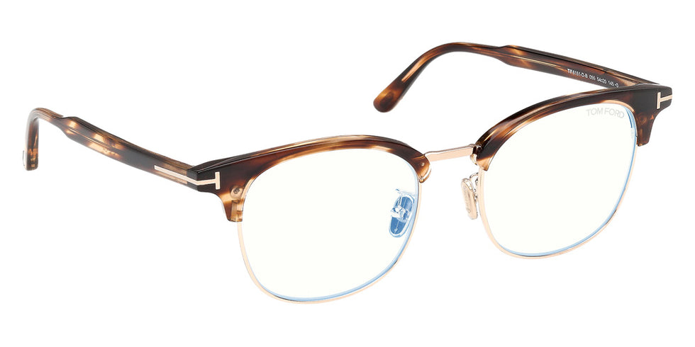 Tom Ford FT6151-D-B 055 54 - Colored Havana / Blue Filter #id:ft6151db055_s:104135