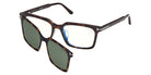 Tom Ford FT6153-D-B 052 57 - Dark Havana / Green Blue Filter #id:ft6153db052_s:102105