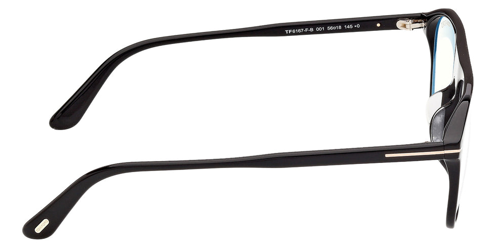 Tom Ford FT6167-F-B 001 56 - Shiny Black / Blue Filter #id:ft6167fb001_s:100130