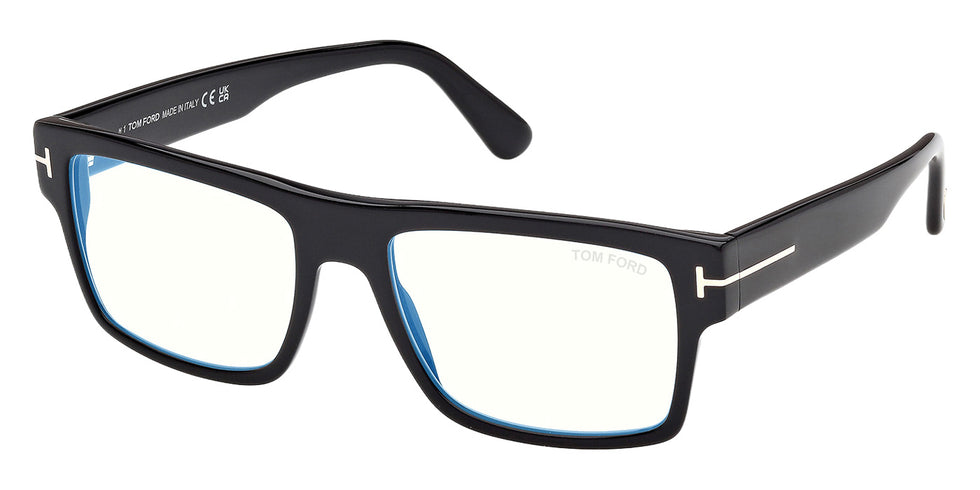 Tom Ford FT6168-B 001 55 - Shiny Black / Blue Filter #id:ft6168b001_s:100105