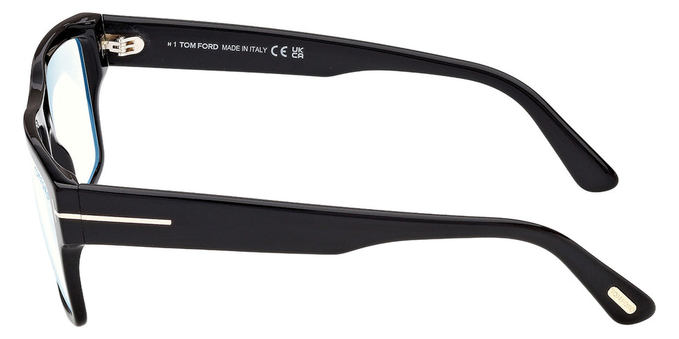Tom Ford FT6168-B 001 55 - Shiny Black / Blue Filter #id:ft6168b001_s:100110