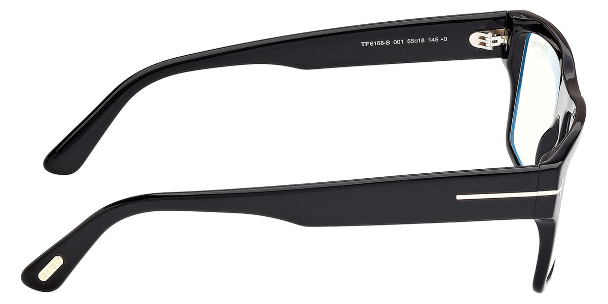 Tom Ford FT6168-B 001 55 - Shiny Black / Blue Filter #id:ft6168b001_s:100130