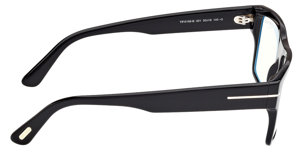 Tom Ford FT6168-B 001 55 - Shiny Black / Blue Filter #id:ft6168b001_s:100130
