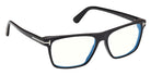 Tom Ford FT6170-B 001 56 - Shiny Black / Blue Filter #id:ft6170b001_s:100135