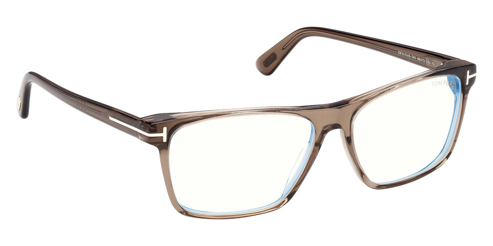 Tom Ford FT6170-B 045 56 - Shiny Light Brown / Blue Filter #id:ft6170b045_s:102135