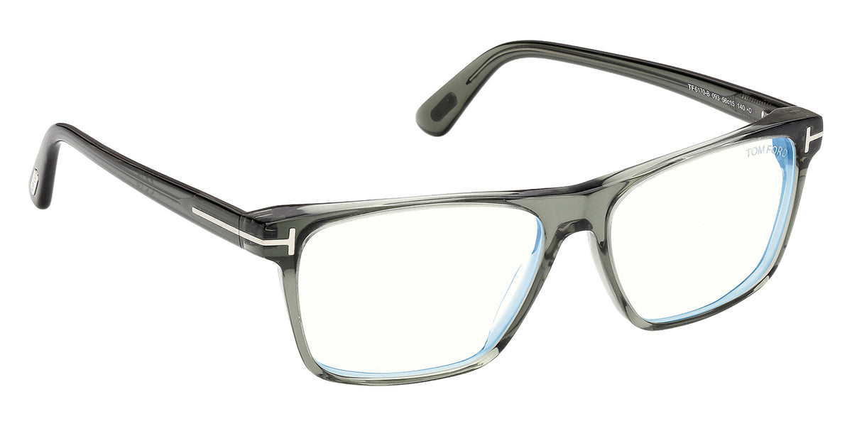 Tom Ford FT6170-B 093 56 - Shiny Light Green / Blue Filter #id:ft6170b093_s:106135