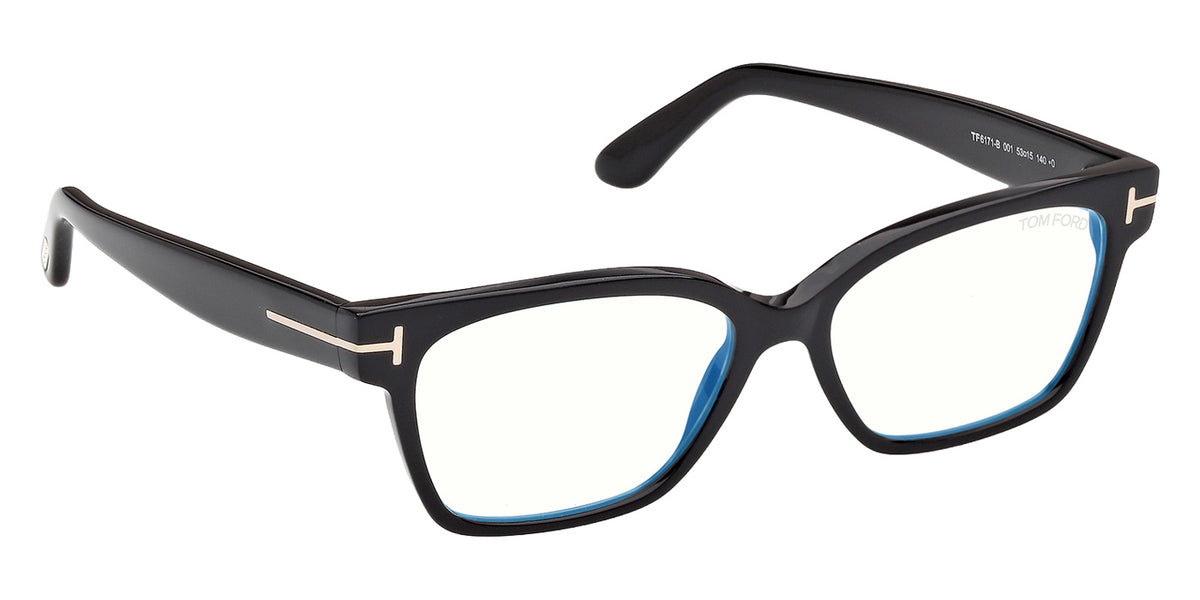 Tom Ford FT6171-B 001 53 - Shiny Black / Blue Filter #id:ft6171b001_s:100135