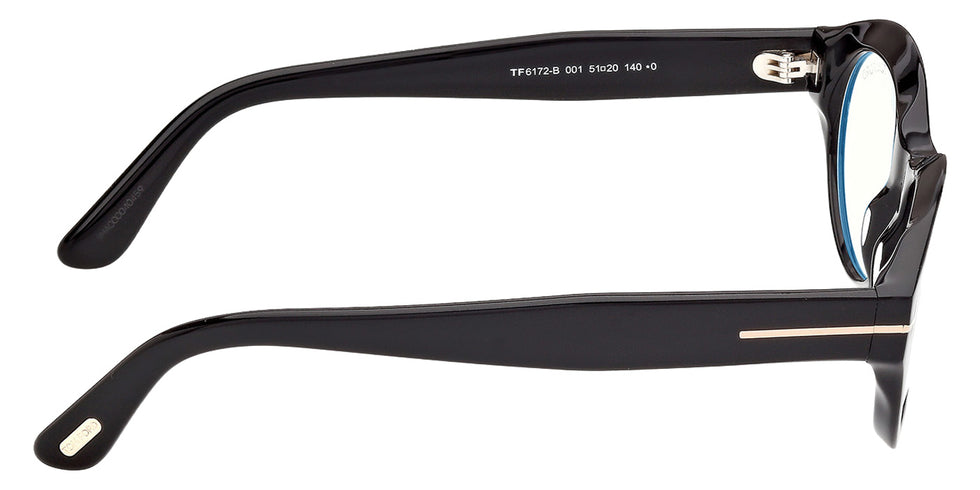 Tom Ford FT6172-B 001 51 - Shiny Black / Blue Filter #id:ft6172b001_s:100130