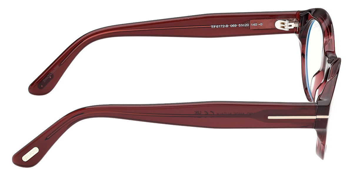 Tom Ford FT6172-B 069 51 - Shiny Bordeaux / Blue Filter #id:ft6172b069_s:102130