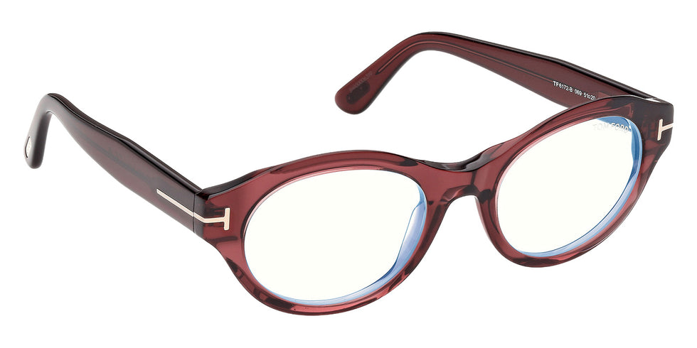 Tom Ford FT6172-B 069 51 - Shiny Bordeaux / Blue Filter #id:ft6172b069_s:102135