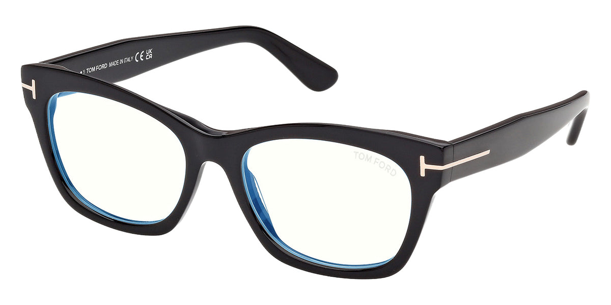 Tom Ford FT6173-B 001 53 - Shiny Black / Blue Filter #id:ft6173b001_s:100105