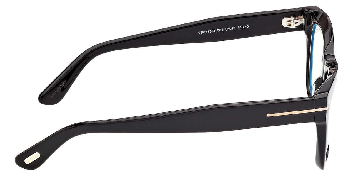 Tom Ford FT6173-B 001 53 - Shiny Black / Blue Filter #id:ft6173b001_s:100130