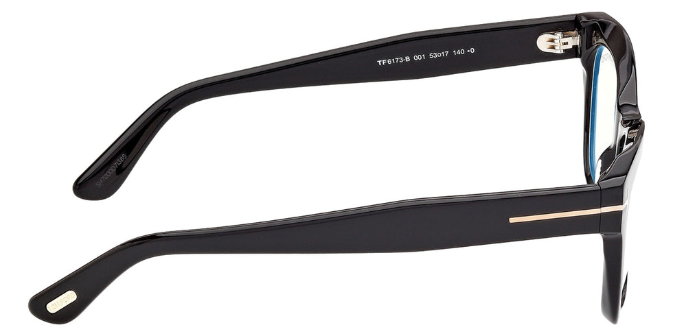 Tom Ford FT6173-B 001 53 - Shiny Black / Blue Filter #id:ft6173b001_s:100130