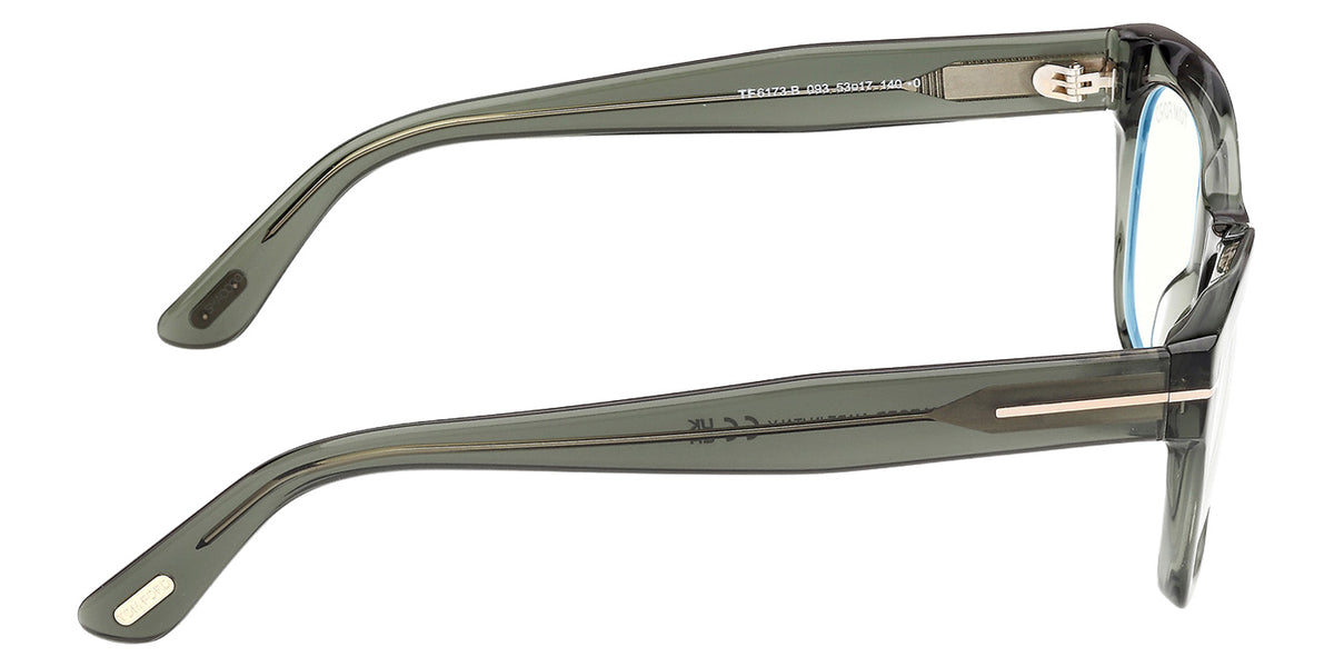 Tom Ford FT6173-B 093 53 - Shiny Light Green / Blue Filter #id:ft6173b093_s:104130