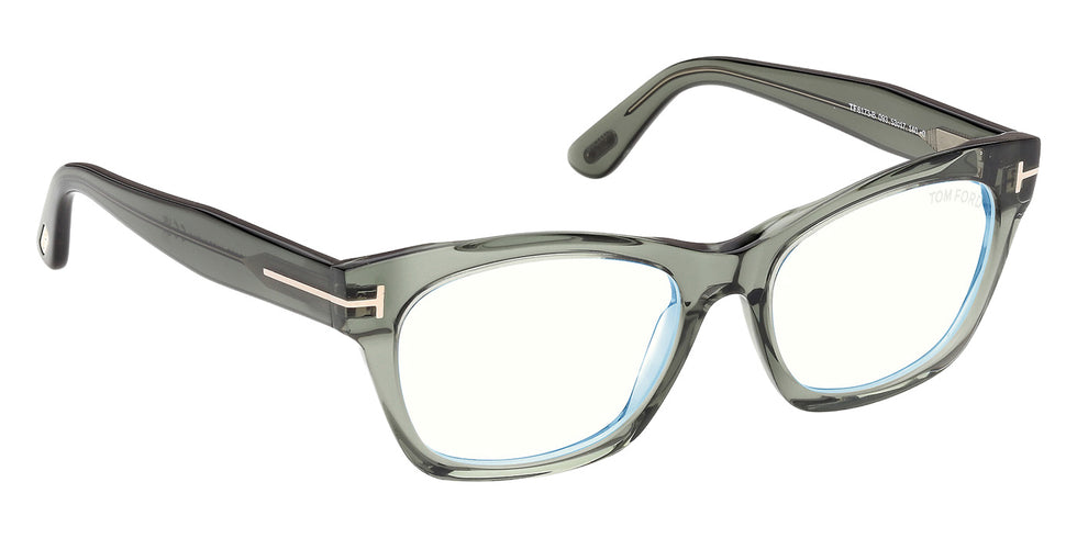 Tom Ford FT6173-B 093 53 - Shiny Light Green / Blue Filter #id:ft6173b093_s:104135