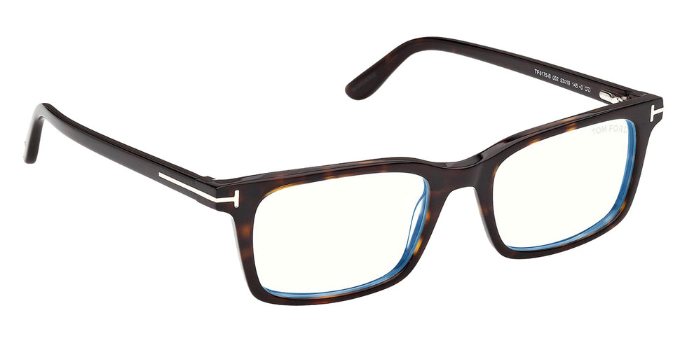Tom Ford FT6175-B 052 53 - Dark Havana / Blue Filter #id:ft6175b052_s:102135