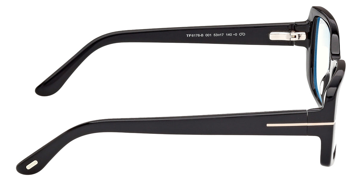 Tom Ford FT6176-B 001 53 - Shiny Black / Smoke Blue Filter #id:ft6176b001_s:100130