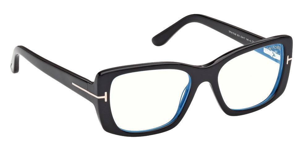 Tom Ford FT6176-B 001 53 - Shiny Black / Smoke Blue Filter #id:ft6176b001_s:100135