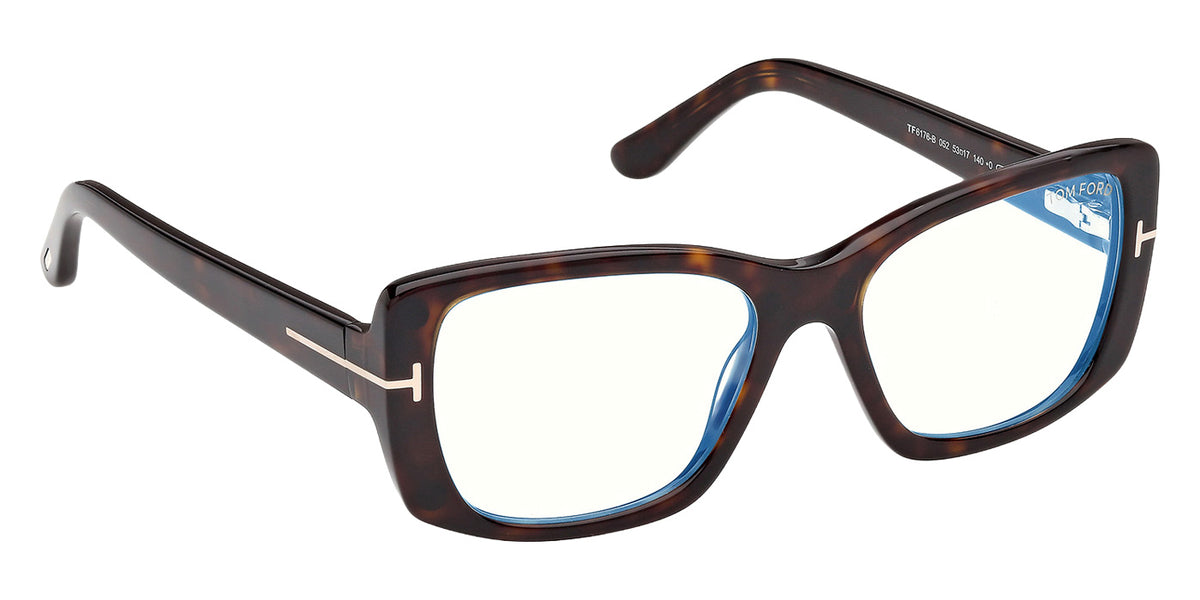 Tom Ford FT6176-B 052 53 - Dark Havana / Gradient Brown Blue Filter #id:ft6176b052_s:102135