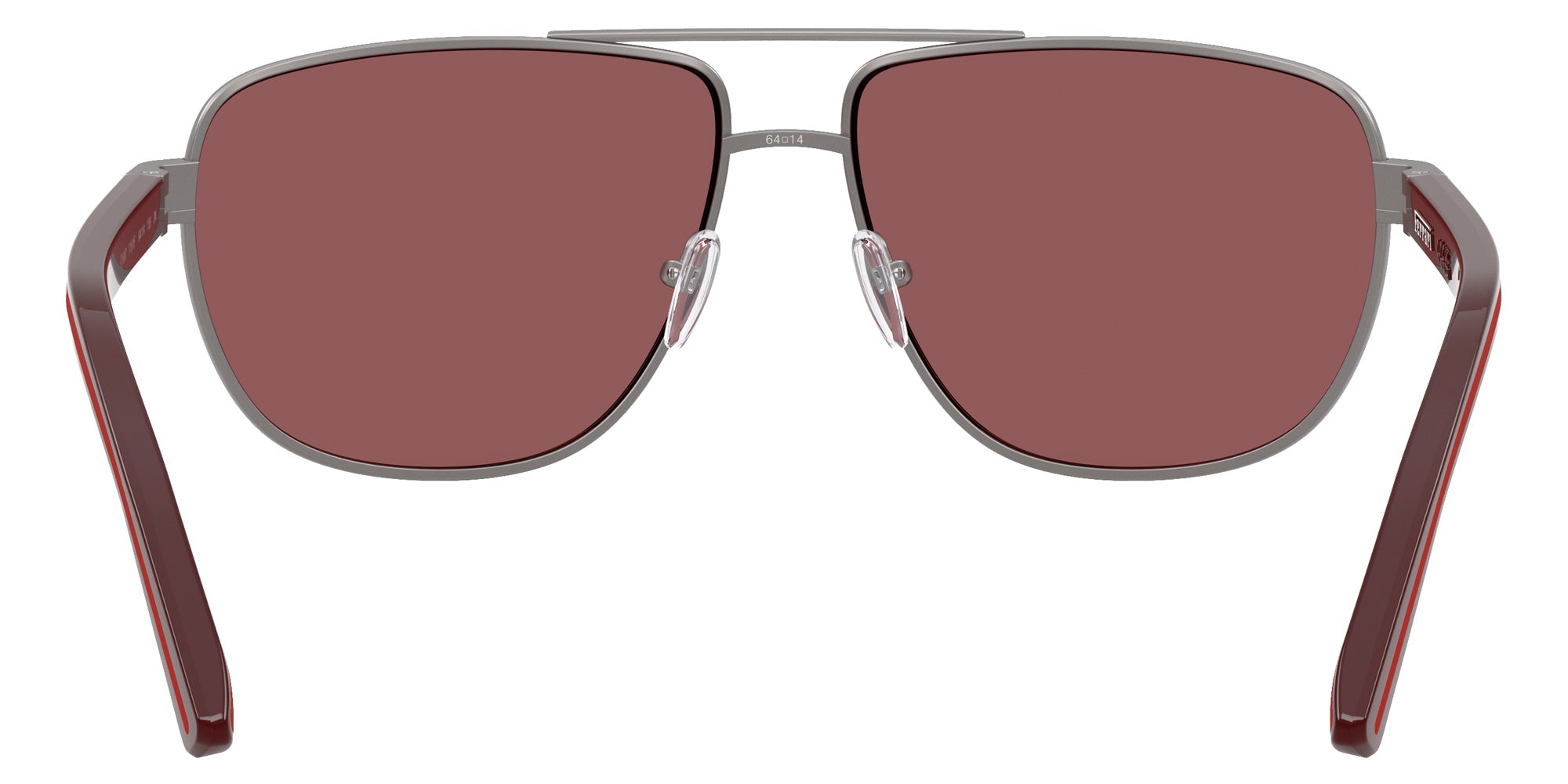 SCUDERIA FZ5007 115/1E 64 - Matte Gunmetal / Red Ferrari Exclusive #id:fz50071151e_s:104115