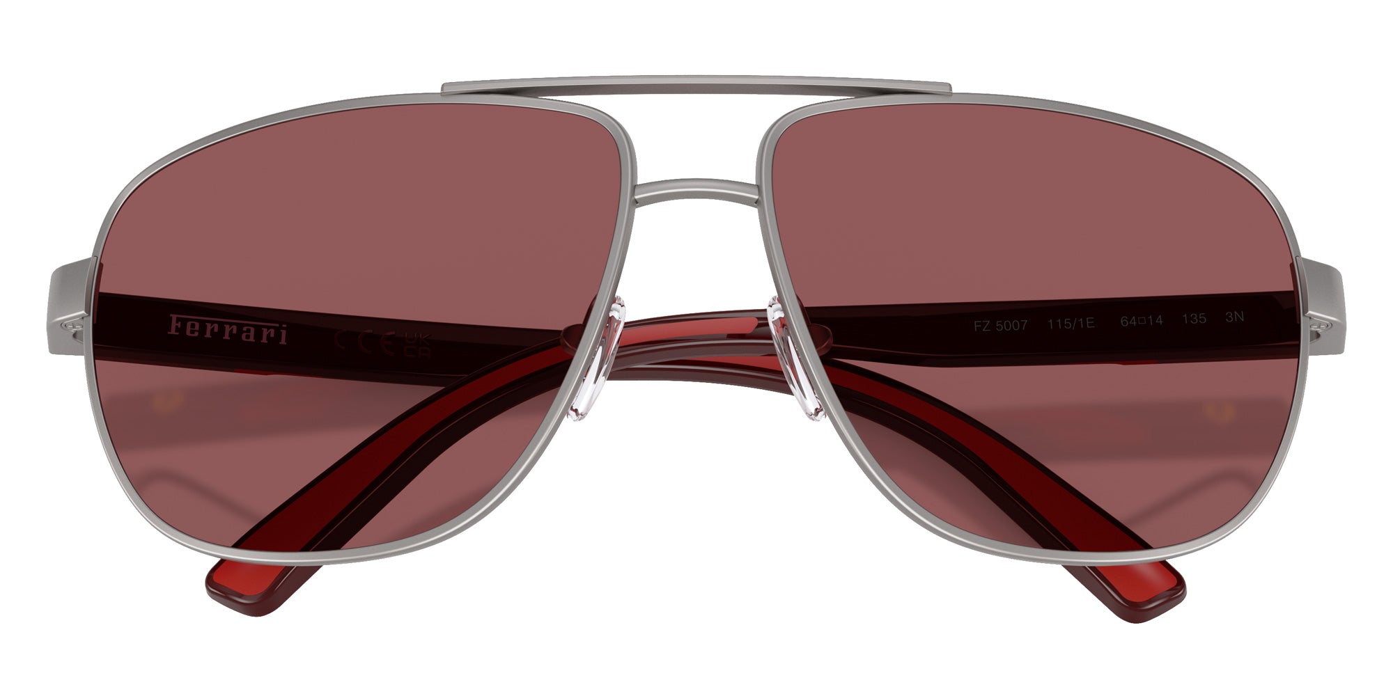 SCUDERIA FZ5007 115/1E 64 - Matte Gunmetal / Red Ferrari Exclusive #id:fz50071151e_s:104125