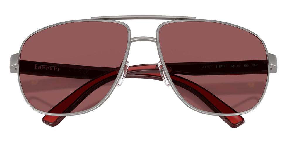 SCUDERIA FZ5007 115/1E 64 - Matte Gunmetal / Red Ferrari Exclusive #id:fz50071151e_s:104125