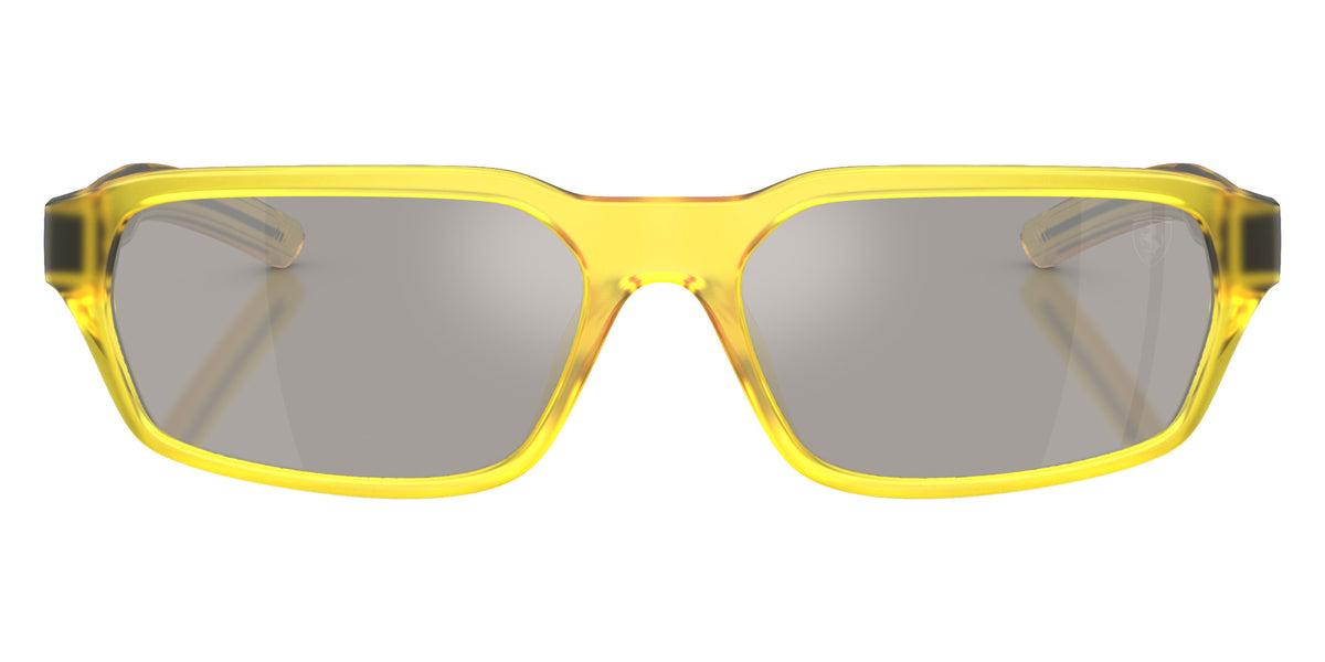 SCUDERIA FZ6032D 507/6G 58 - Yellow Transparent Matte / Light Gray Mirrored Silver #id:fz6032d5076g_s:106100