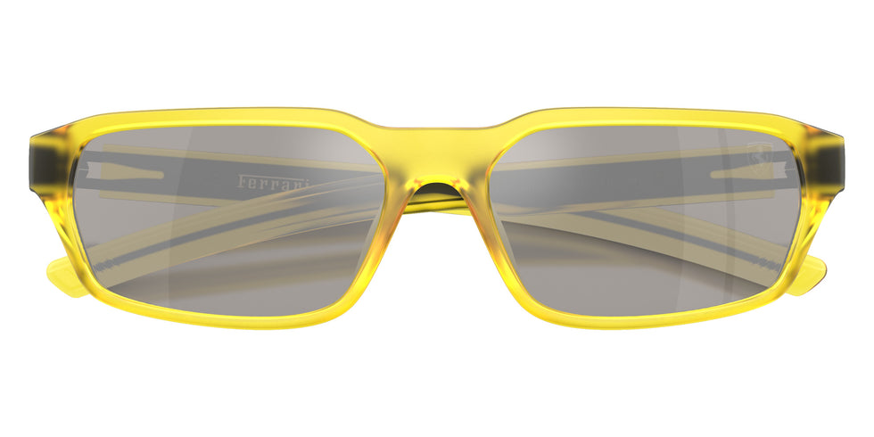 SCUDERIA FZ6032D 507/6G 58 - Yellow Transparent Matte / Light Gray Mirrored Silver #id:fz6032d5076g_s:106125