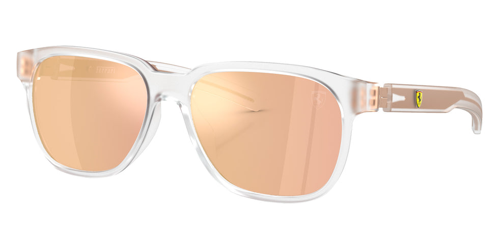 SCUDERIA FZ6033D 518/7J 58 - White Transparent Matte / Pink/Gray Mirrored #id:fz6033d5187j_s:104105