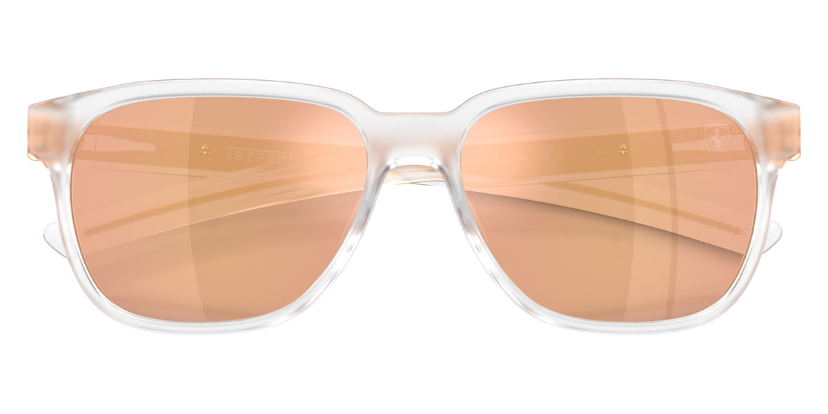SCUDERIA FZ6033D 518/7J 58 - White Transparent Matte / Pink/Gray Mirrored #id:fz6033d5187j_s:104125