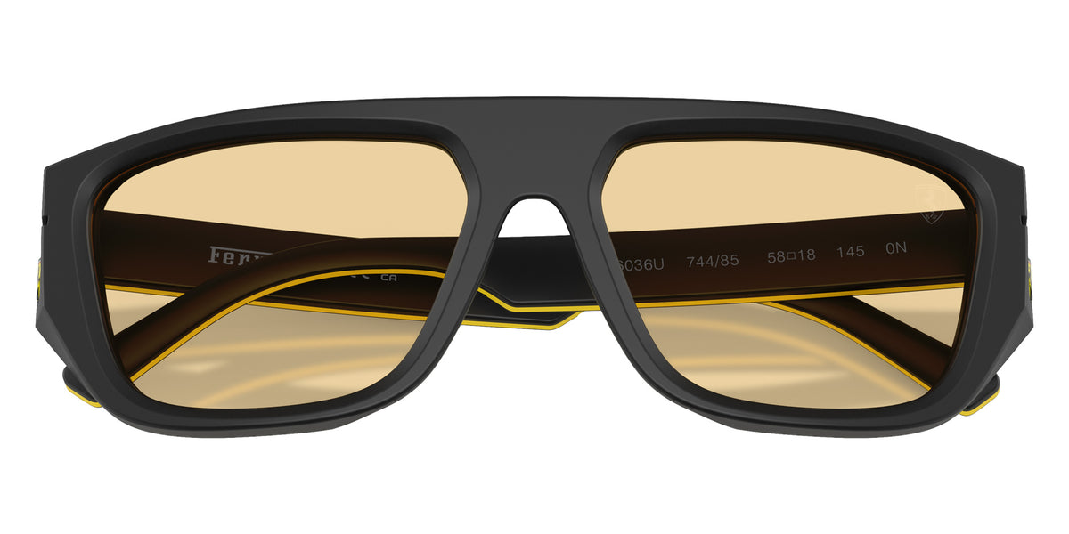 SCUDERIA FZ6036U 744/85 58 - Black Matte / Yellow Night Driving #id:fz6036u74485_s:102125