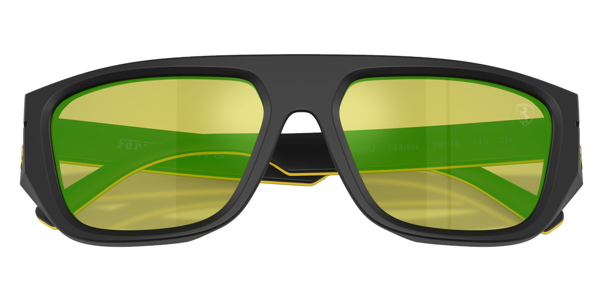 SCUDERIA FZ6036U 744/8N 58 - Black Matte / Yellow #id:fz6036u7448n_s:104125