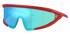 SCUDERIA FZ6038U 514/55 143 - Red Matte / Light Green Mirrored Blue #id:fz6038u51455_s:100105