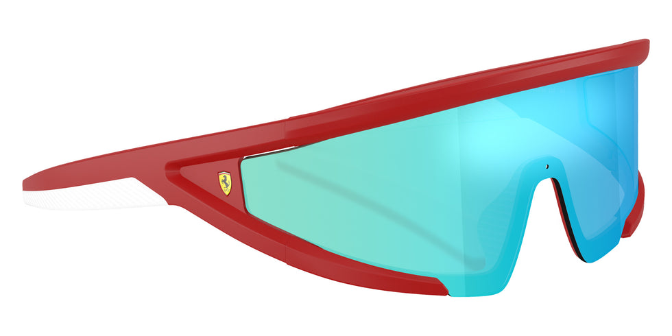SCUDERIA FZ6038U 514/55 143 - Red Matte / Light Green Mirrored Blue #id:fz6038u51455_s:100120