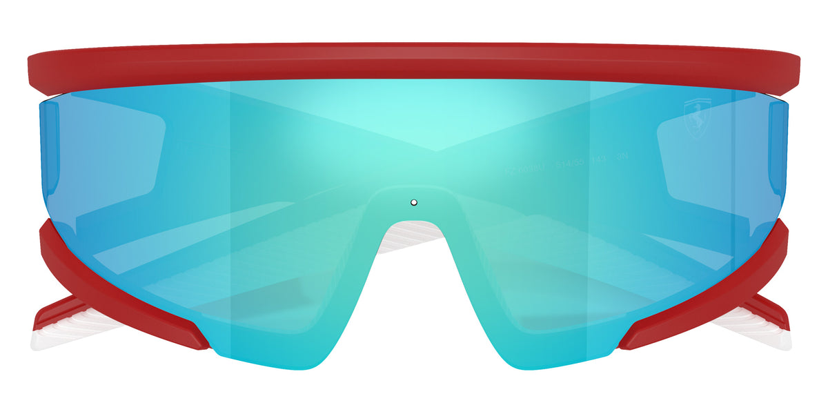SCUDERIA FZ6038U 514/55 143 - Red Matte / Light Green Mirrored Blue #id:fz6038u51455_s:100125