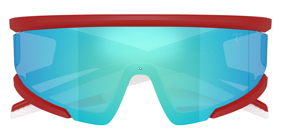 SCUDERIA FZ6038U 514/55 143 - Red Matte / Light Green Mirrored Blue #id:fz6038u51455_s:100125