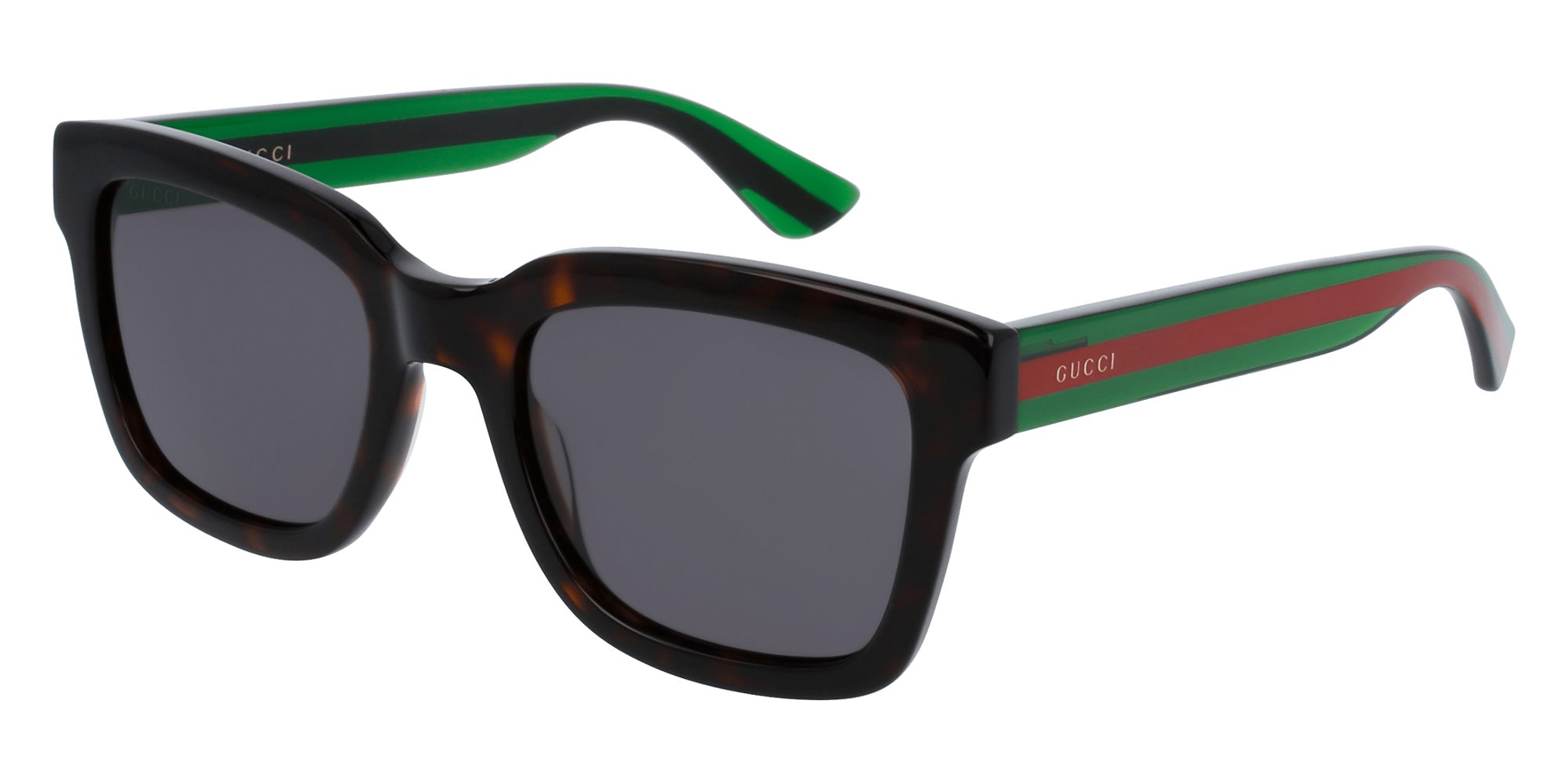 Gucci GG0001SN 003 52 - Havana/Green / Gray #id:gg0001sn003_s:100100