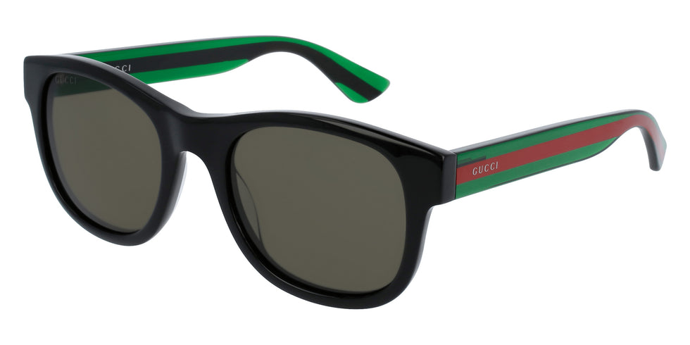 Gucci GG0003SN 002 52 - Black/Green / Green #id:gg0003sn002_s:100100