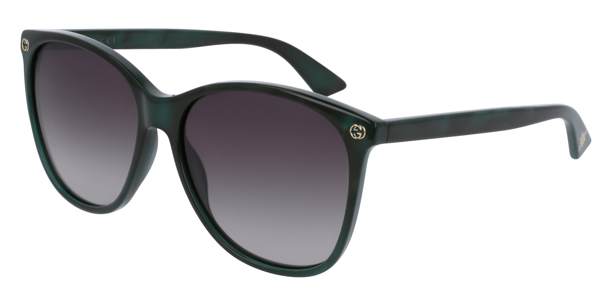 Gucci GG0024S 004 58 - Green / Brown Gradient #id:gg0024s004_s:102100