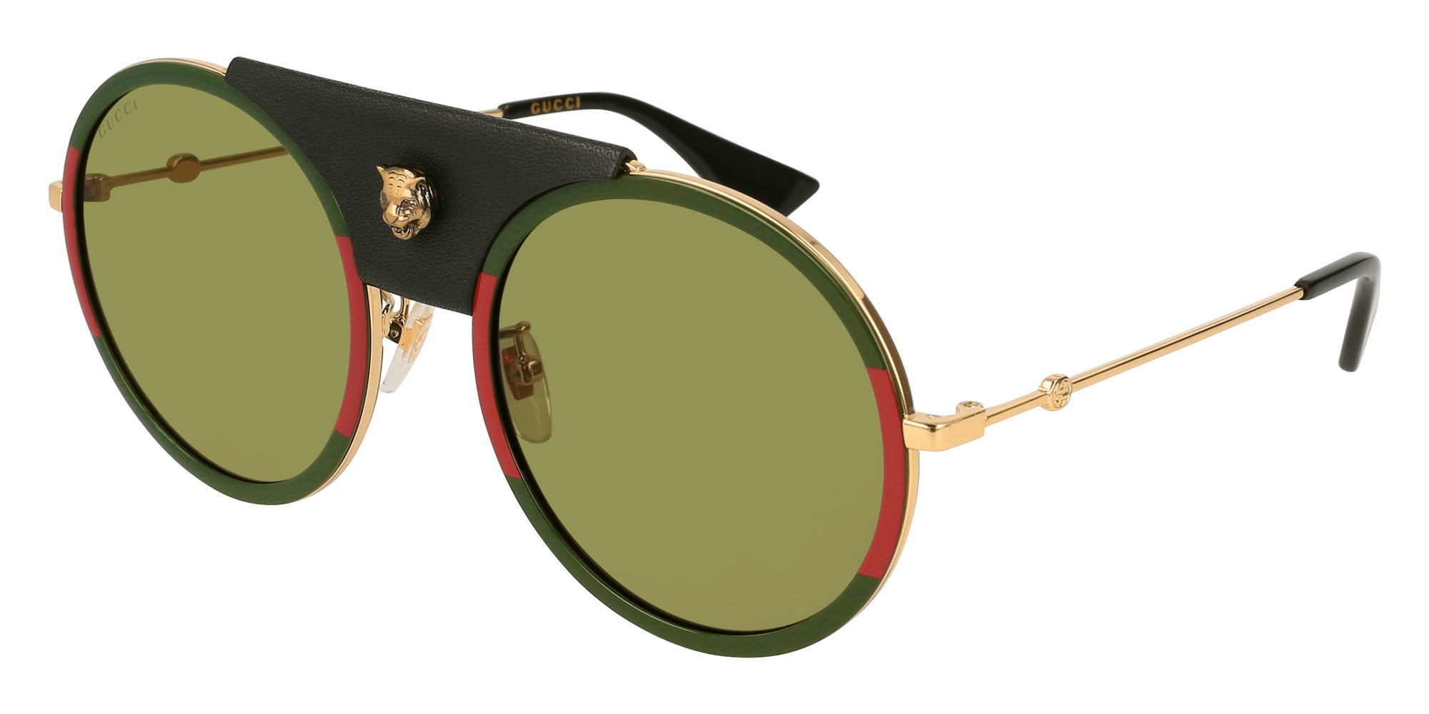 Gucci GG0061S 017 56 - Gold / Green #id:gg0061s017_s:110100