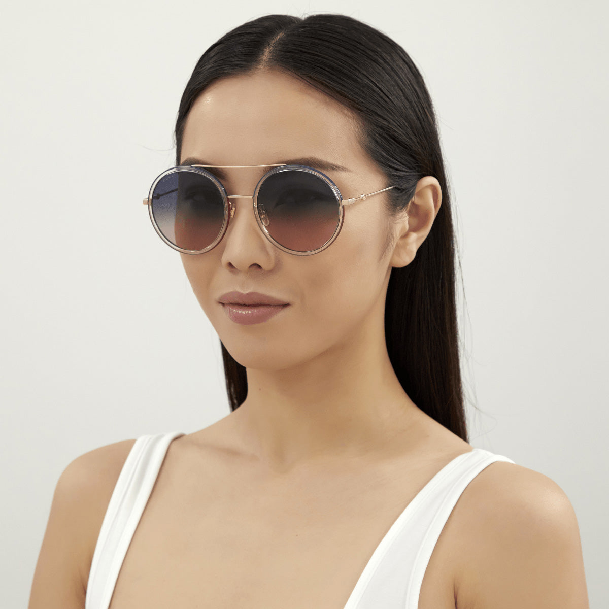 Gucci GG0061S 023 56 - Gold / Blue Gradient Double #id:gg0061s023_s:116105