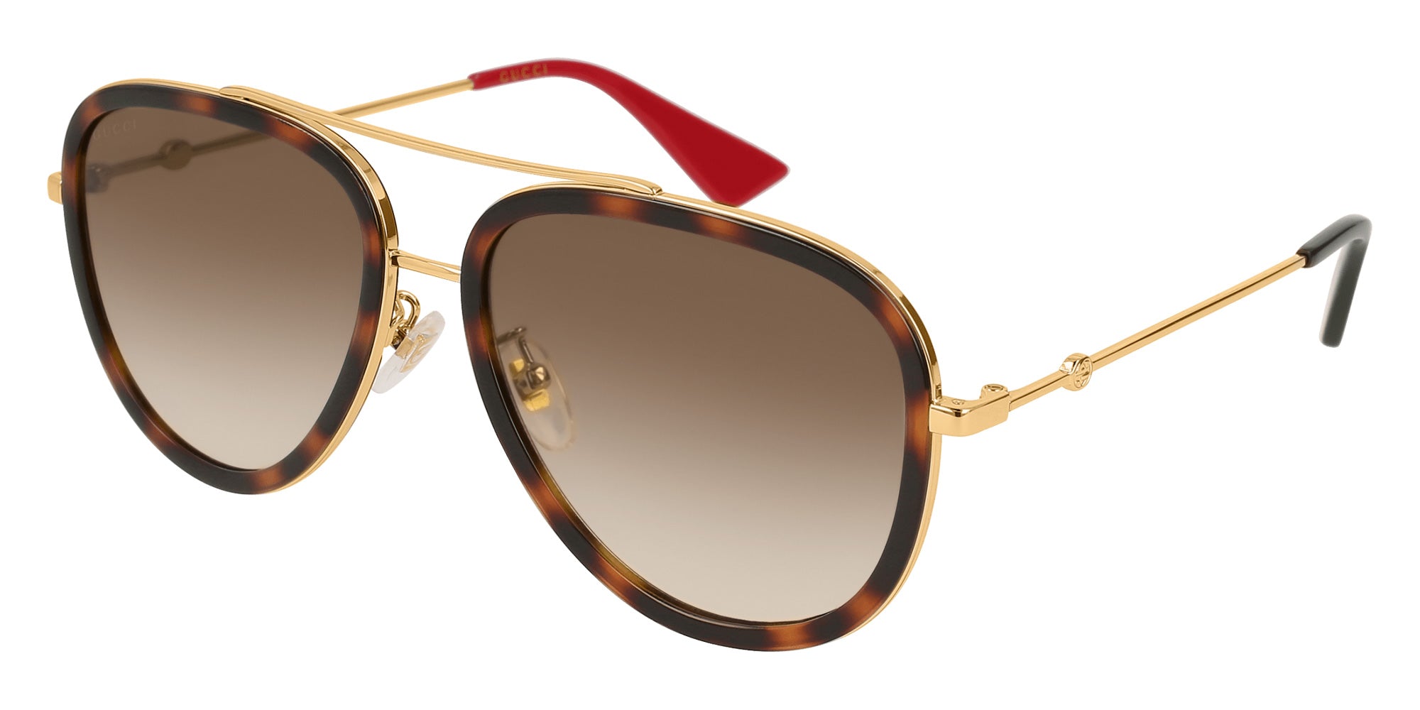 Gucci GG0062S 012 57 - Gold / Brown Gradient #id:gg0062s012_s:110100