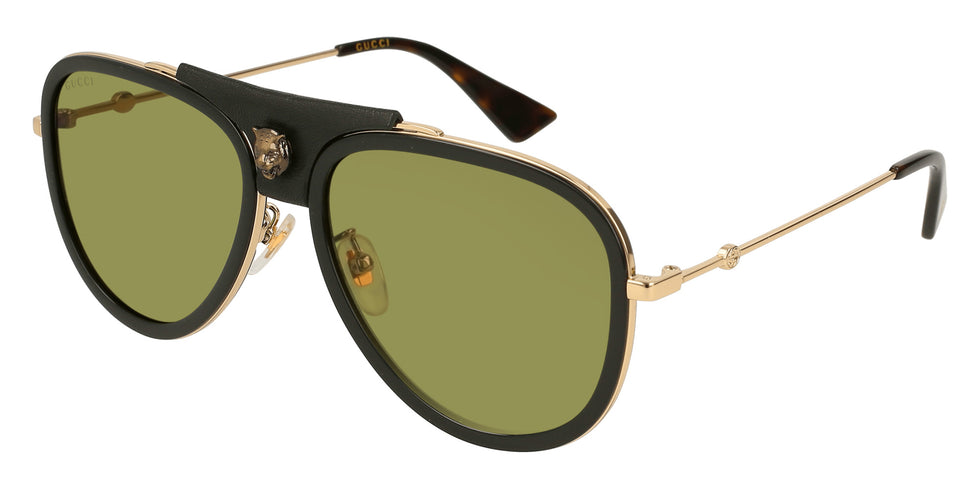 Gucci GG0062S 014 57 - Gold / Green #id:gg0062s014_s:112100