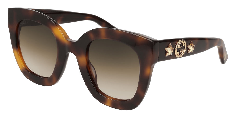 Gucci GG0208S 003 49 - Havana / Brown Gradient #id:gg0208s003_s:100100
