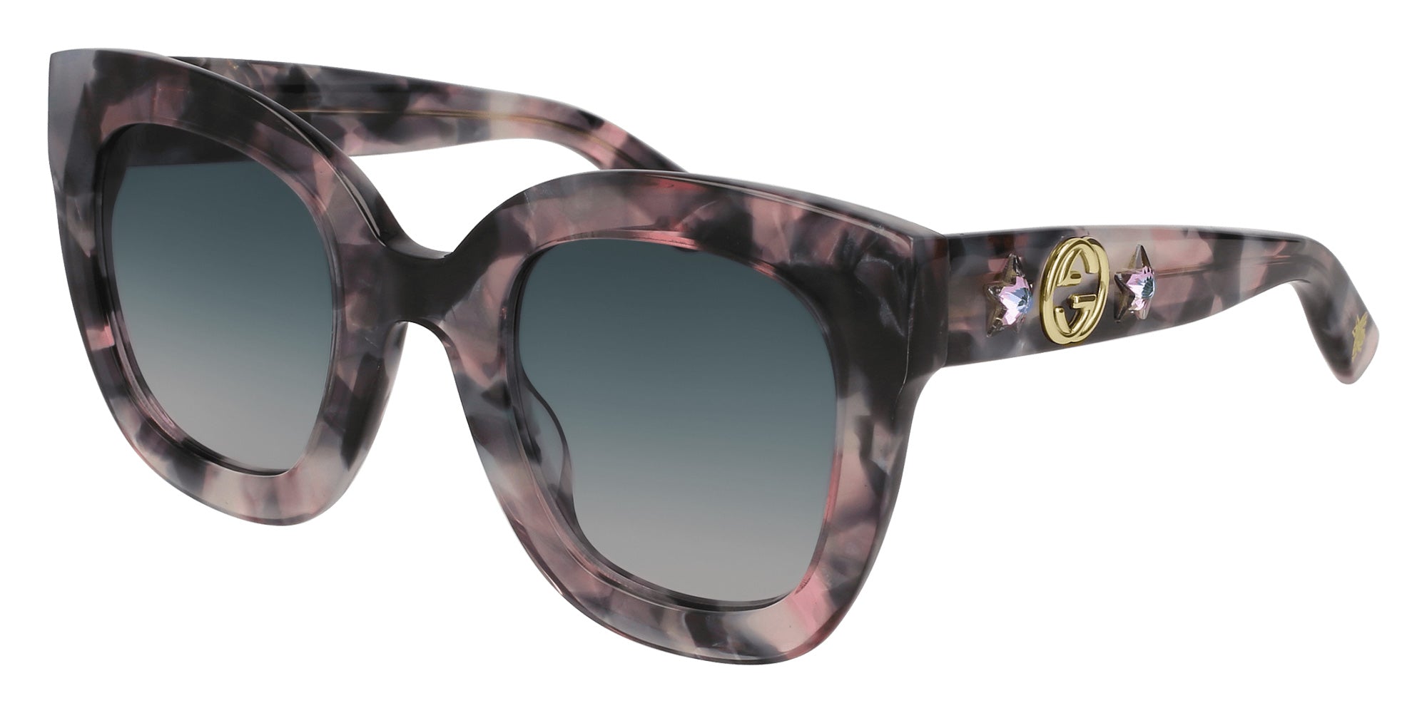 Gucci GG0208S 004 49 - Havana / Gray Gradient #id:gg0208s004_s:102100