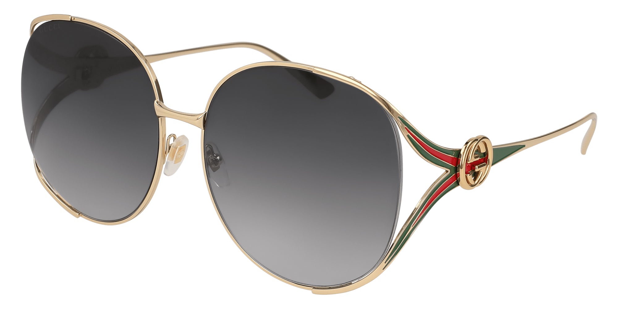 Gucci GG0225S 001 63 - Gold / Gray Gradient #id:gg0225s001_s:100100
