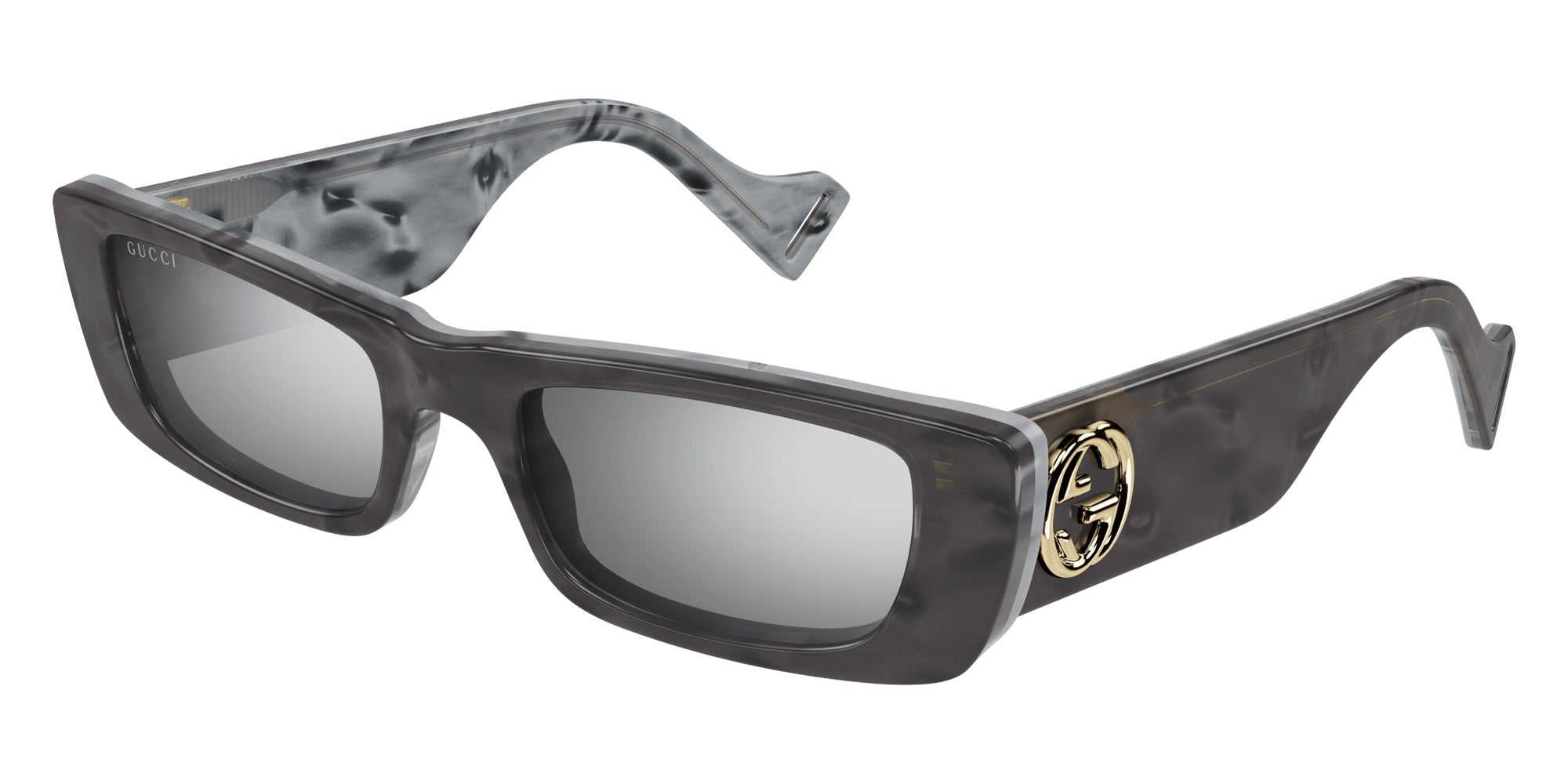 Gucci GG0516S 002 52 - Gray / Silver Flash #id:gg0516s002_s:100105